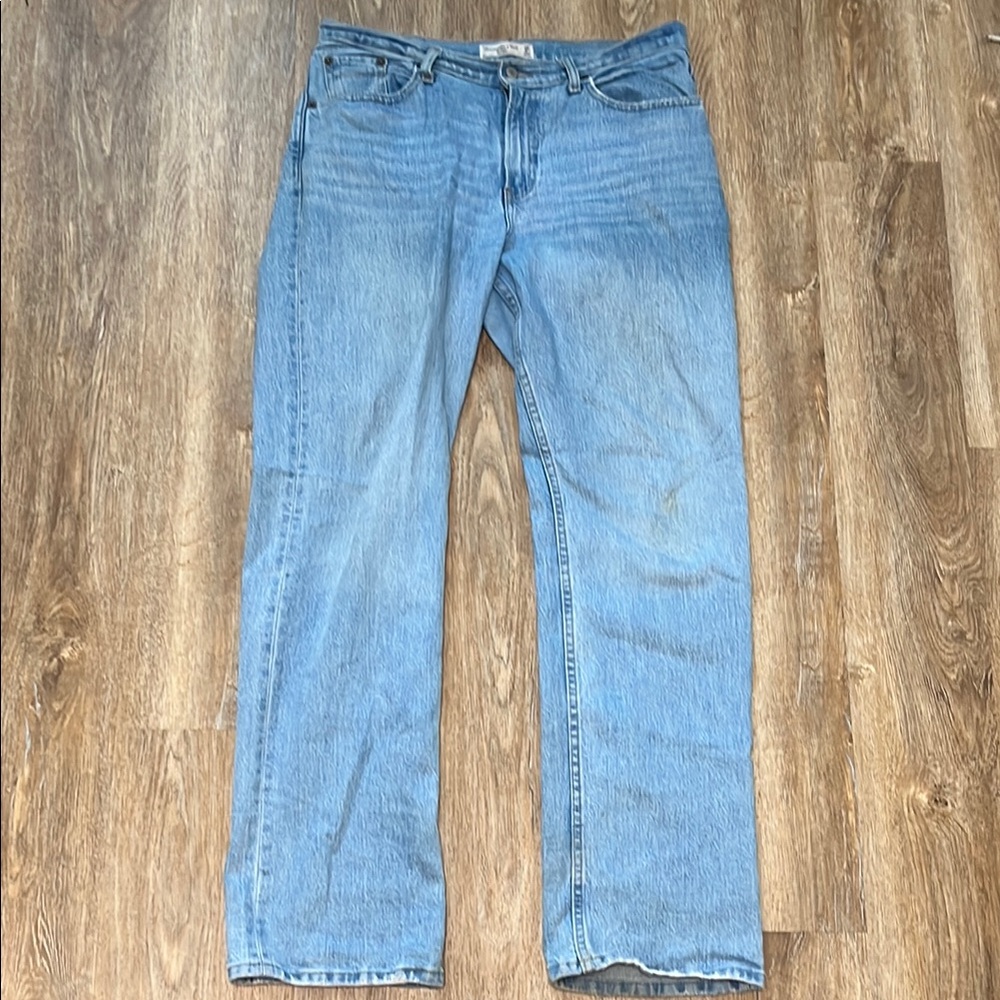 Abercrombie & Fitch Light Blue Straight Jeans